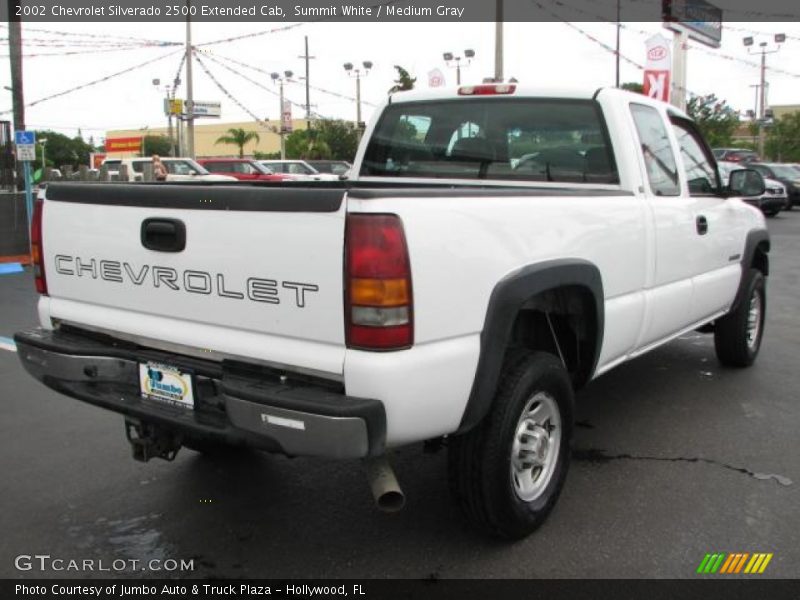 Summit White / Medium Gray 2002 Chevrolet Silverado 2500 Extended Cab