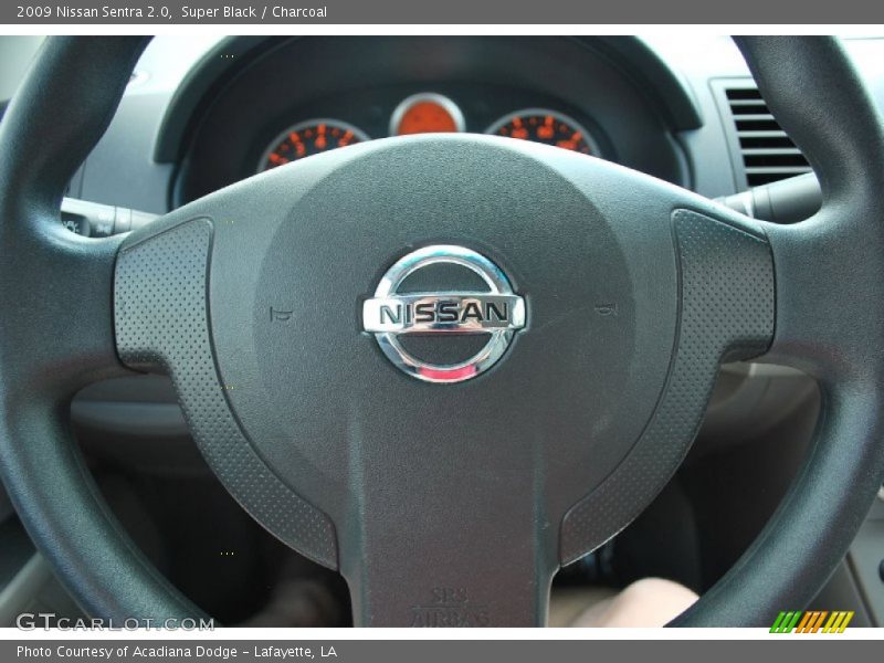 Super Black / Charcoal 2009 Nissan Sentra 2.0