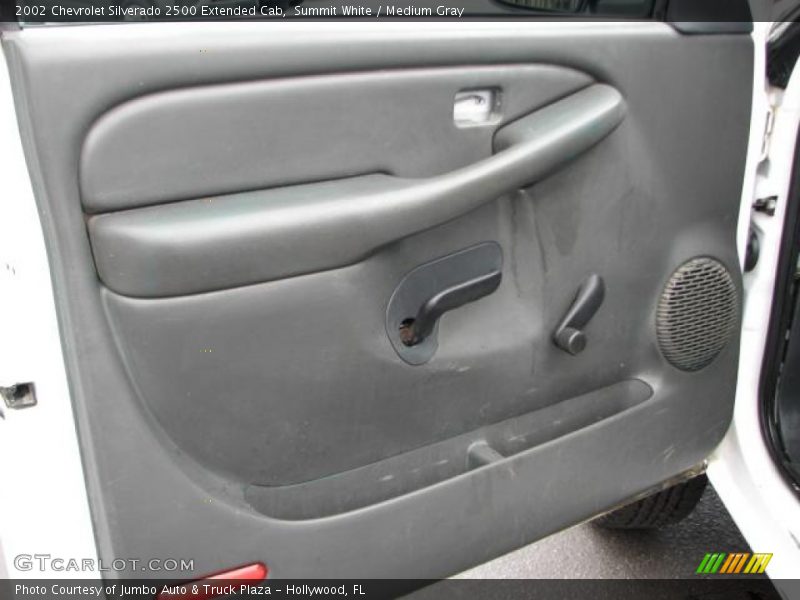 Summit White / Medium Gray 2002 Chevrolet Silverado 2500 Extended Cab
