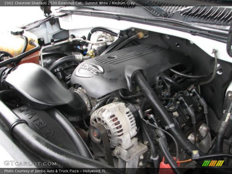 Summit White / Medium Gray 2002 Chevrolet Silverado 2500 Extended Cab