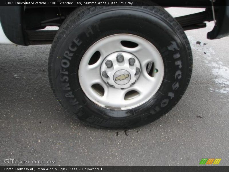 Summit White / Medium Gray 2002 Chevrolet Silverado 2500 Extended Cab