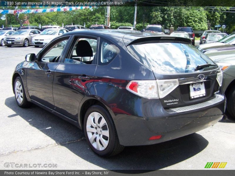 Dark Gray Metallic / Carbon Black 2010 Subaru Impreza 2.5i Wagon