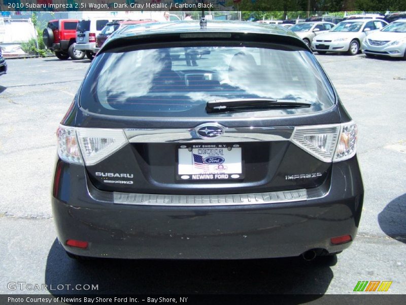 Dark Gray Metallic / Carbon Black 2010 Subaru Impreza 2.5i Wagon