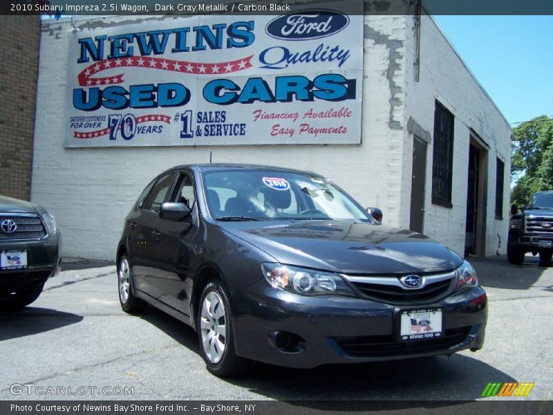 Dark Gray Metallic / Carbon Black 2010 Subaru Impreza 2.5i Wagon