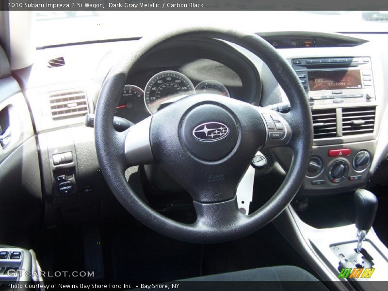 Dark Gray Metallic / Carbon Black 2010 Subaru Impreza 2.5i Wagon