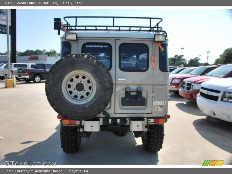 Beige / Black 1976 Toyota Land Cruiser FJ40