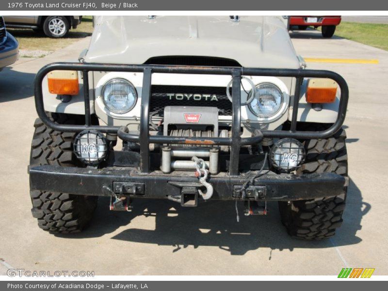 Beige / Black 1976 Toyota Land Cruiser FJ40