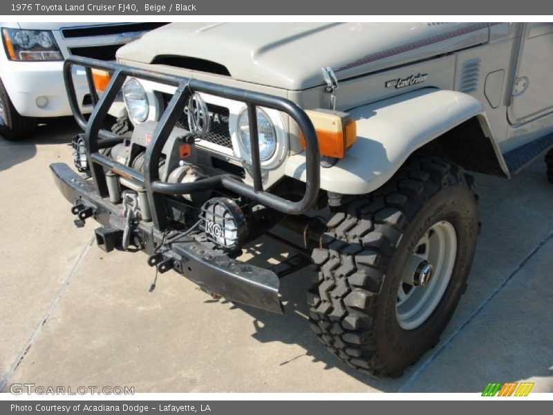 Beige / Black 1976 Toyota Land Cruiser FJ40