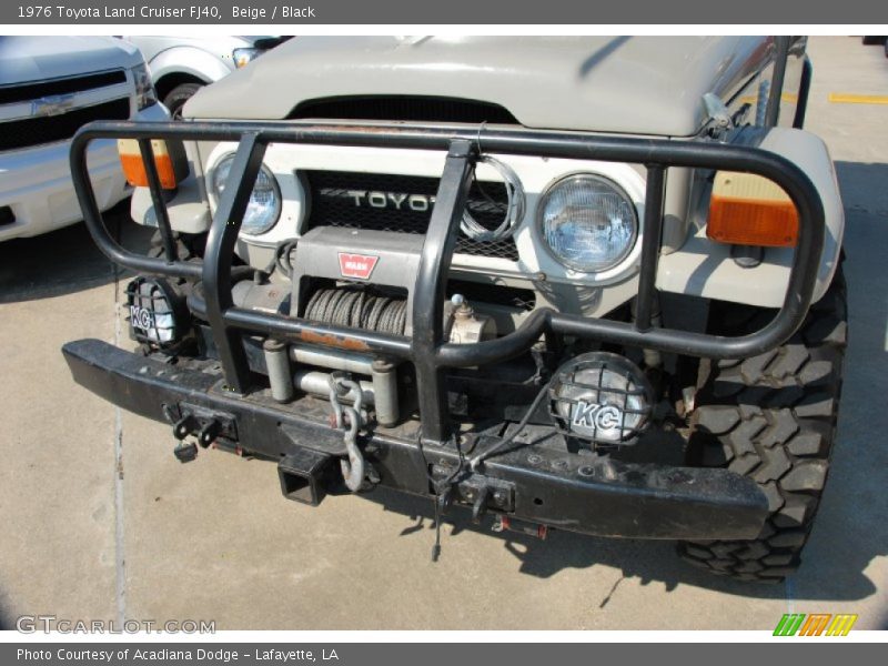 Beige / Black 1976 Toyota Land Cruiser FJ40
