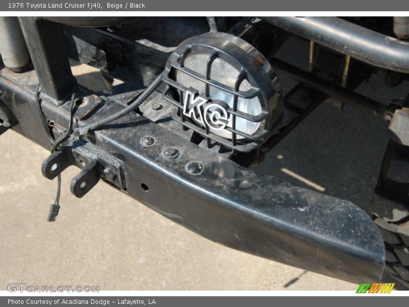 Beige / Black 1976 Toyota Land Cruiser FJ40