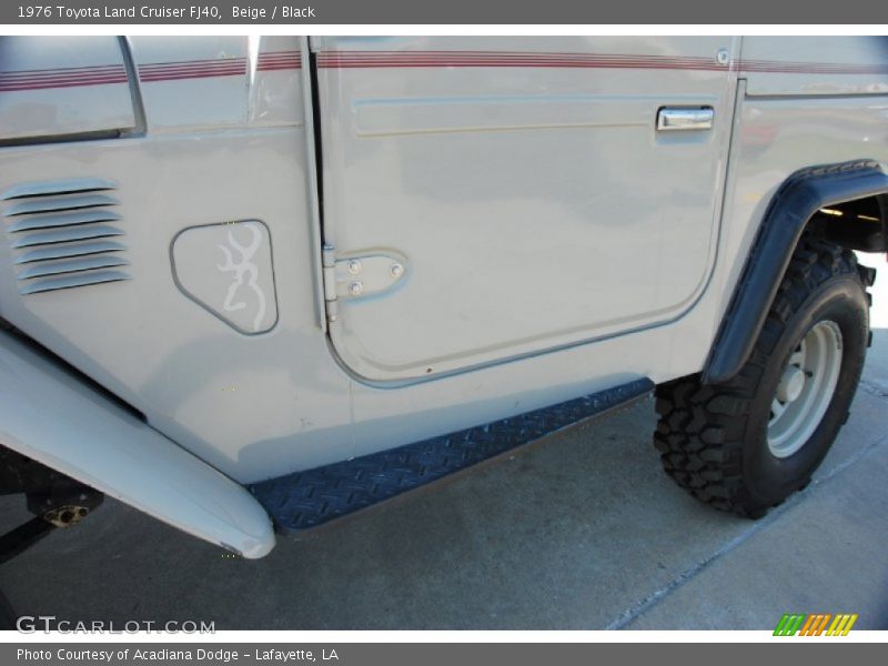 Beige / Black 1976 Toyota Land Cruiser FJ40