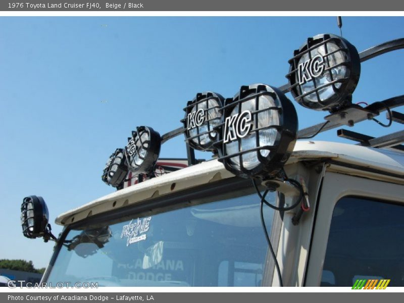 Beige / Black 1976 Toyota Land Cruiser FJ40