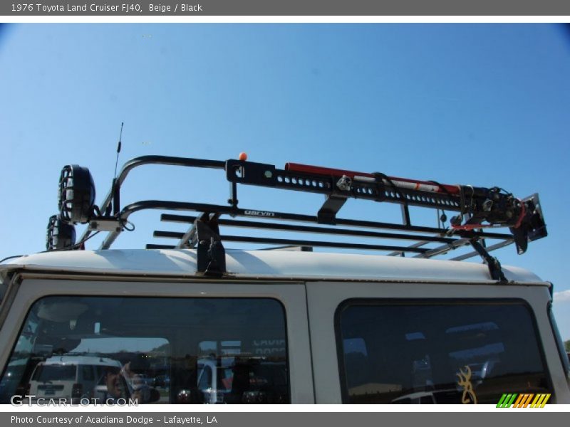 Beige / Black 1976 Toyota Land Cruiser FJ40