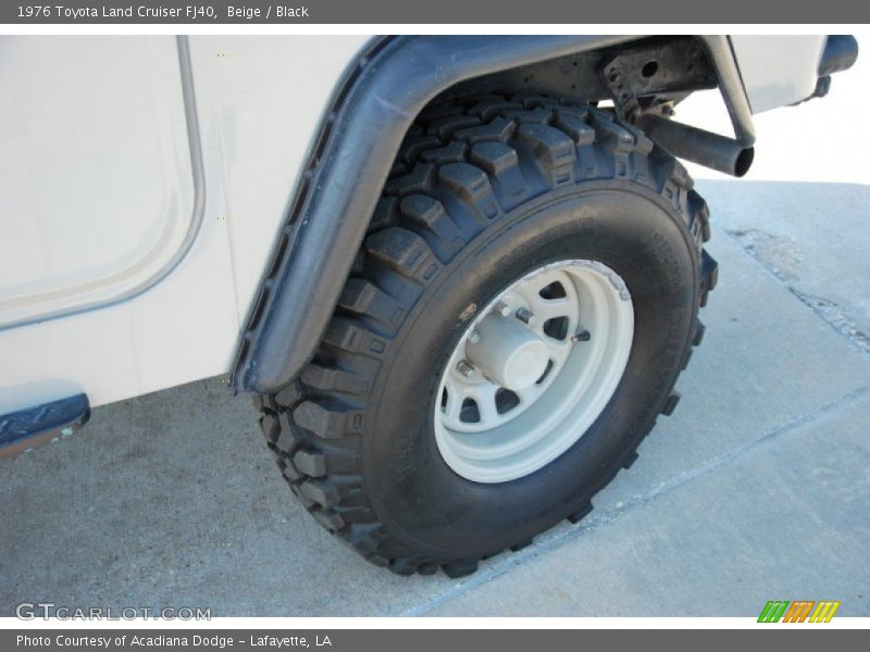Beige / Black 1976 Toyota Land Cruiser FJ40
