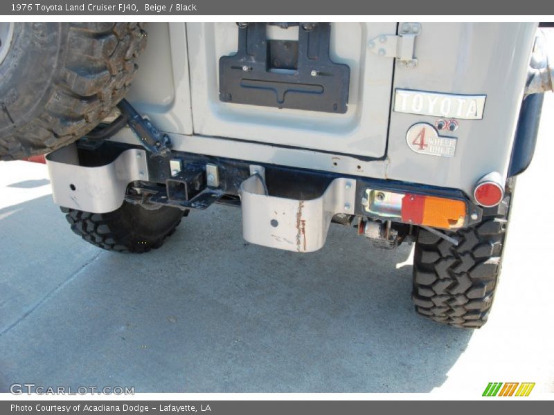 Beige / Black 1976 Toyota Land Cruiser FJ40