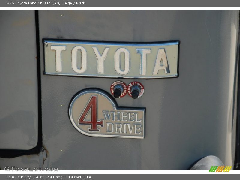  1976 Land Cruiser FJ40 Logo
