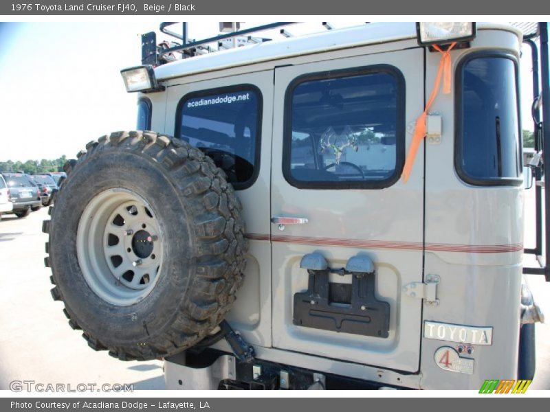 Beige / Black 1976 Toyota Land Cruiser FJ40