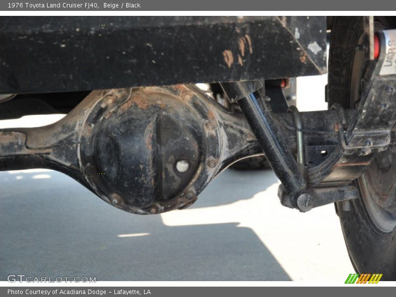 Beige / Black 1976 Toyota Land Cruiser FJ40