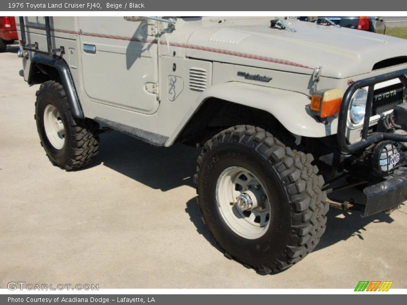 Beige / Black 1976 Toyota Land Cruiser FJ40