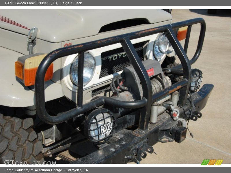 Beige / Black 1976 Toyota Land Cruiser FJ40