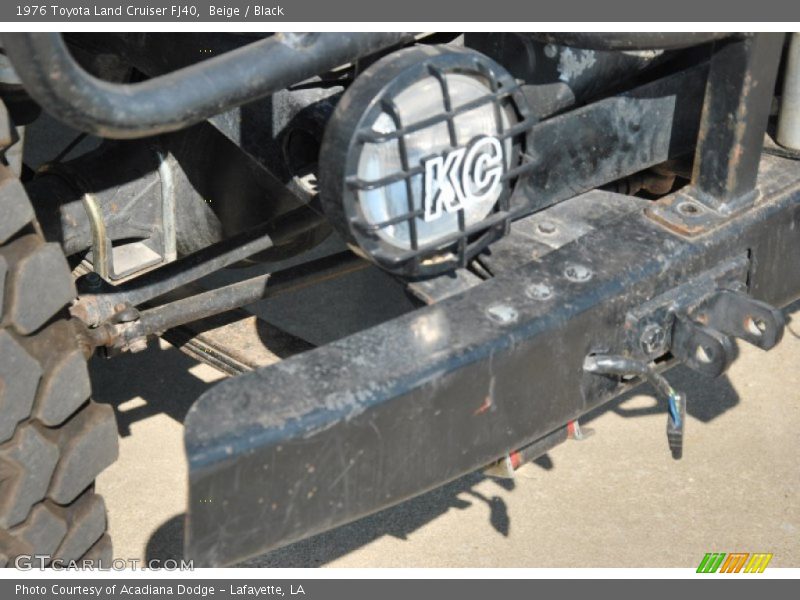 Beige / Black 1976 Toyota Land Cruiser FJ40