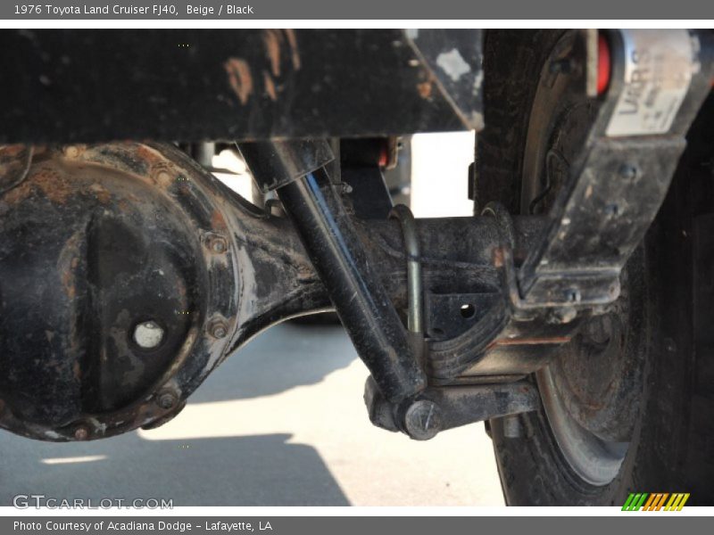 Beige / Black 1976 Toyota Land Cruiser FJ40