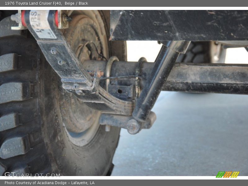 Beige / Black 1976 Toyota Land Cruiser FJ40