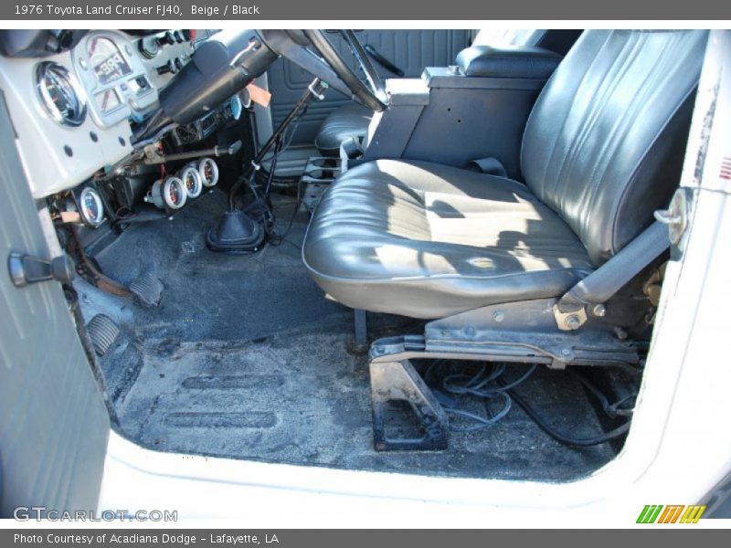  1976 Land Cruiser FJ40 Black Interior