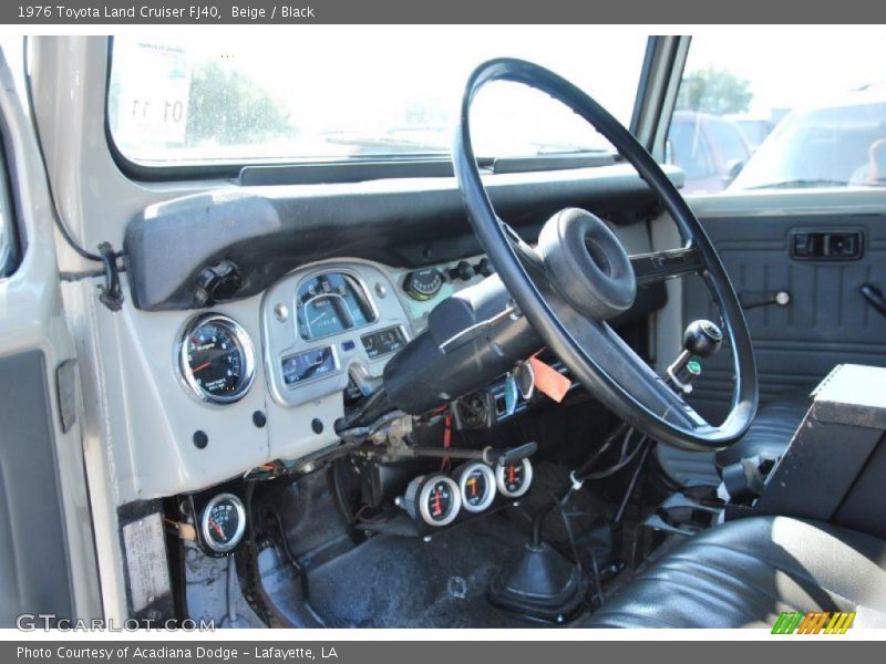  1976 Land Cruiser FJ40 Black Interior