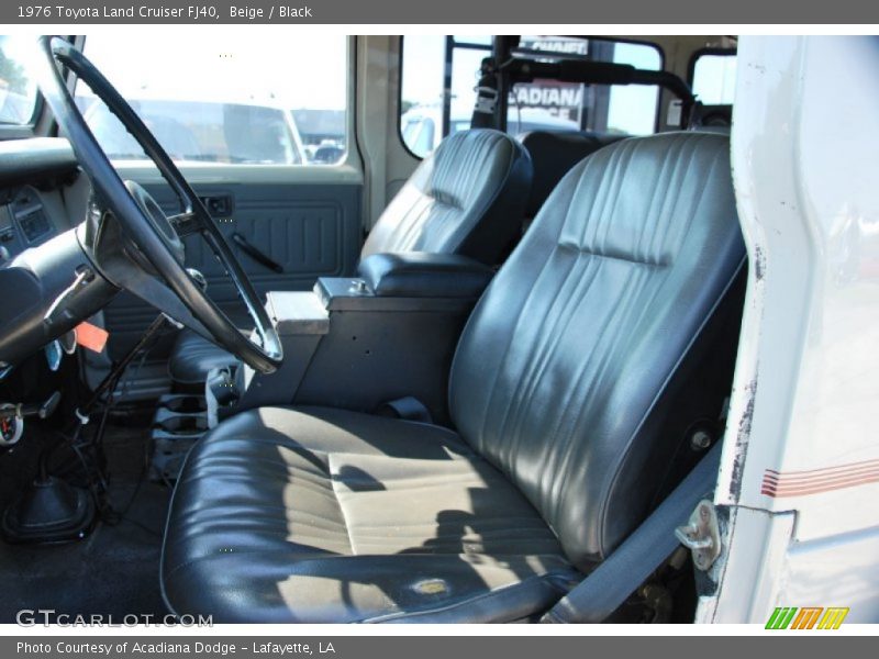  1976 Land Cruiser FJ40 Black Interior