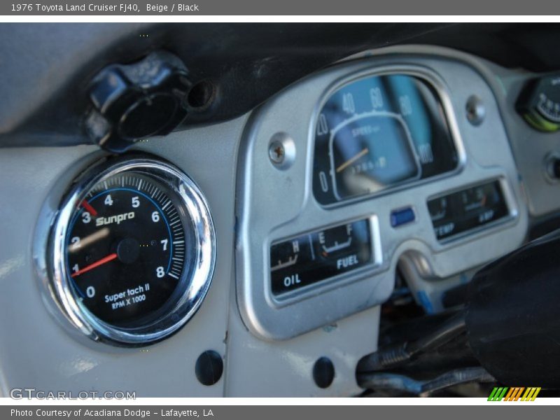  1976 Land Cruiser FJ40 FJ40 Gauges