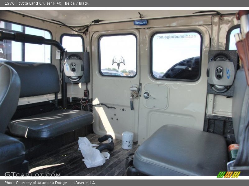 Beige / Black 1976 Toyota Land Cruiser FJ40