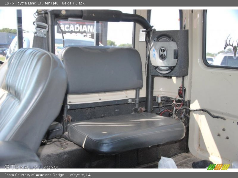  1976 Land Cruiser FJ40 Black Interior