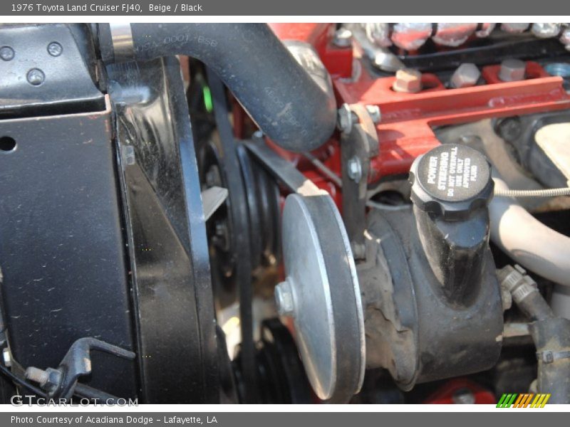 Beige / Black 1976 Toyota Land Cruiser FJ40