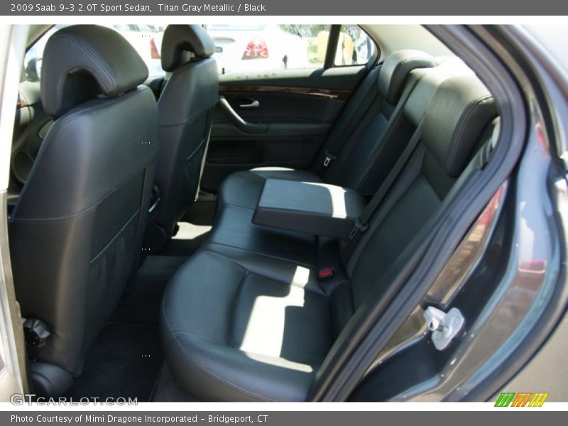 Titan Gray Metallic / Black 2009 Saab 9-3 2.0T Sport Sedan
