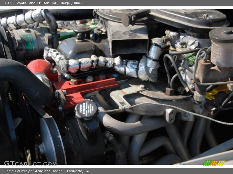 Beige / Black 1976 Toyota Land Cruiser FJ40