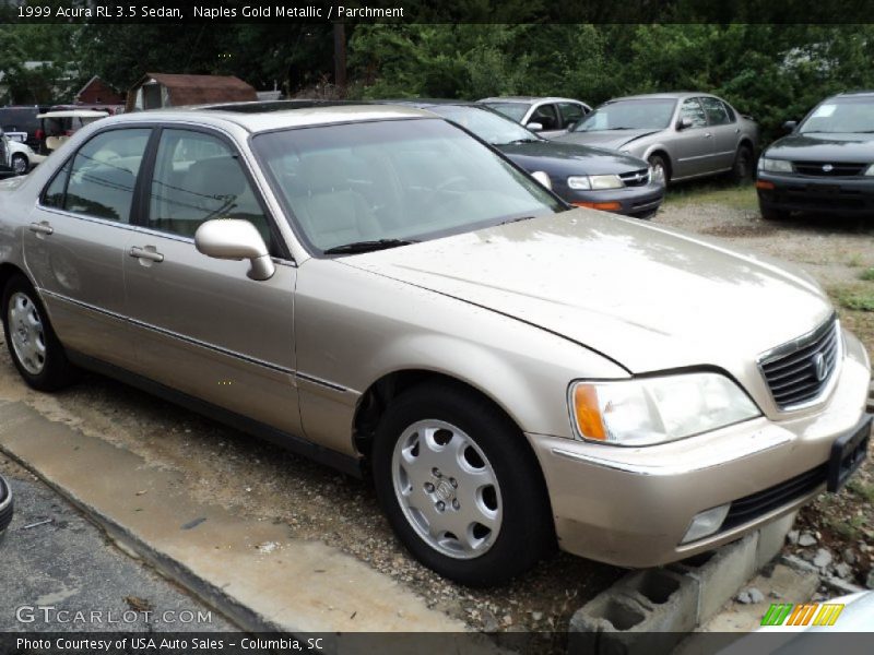 Naples Gold Metallic / Parchment 1999 Acura RL 3.5 Sedan