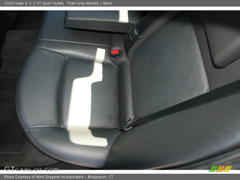 Titan Gray Metallic / Black 2009 Saab 9-3 2.0T Sport Sedan