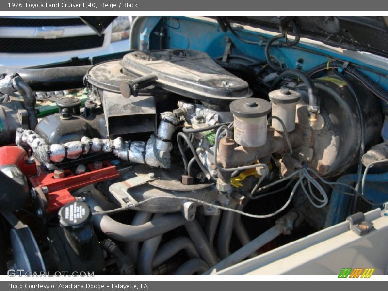 Beige / Black 1976 Toyota Land Cruiser FJ40