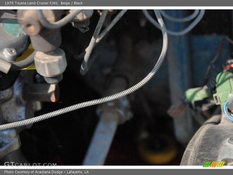 Beige / Black 1976 Toyota Land Cruiser FJ40