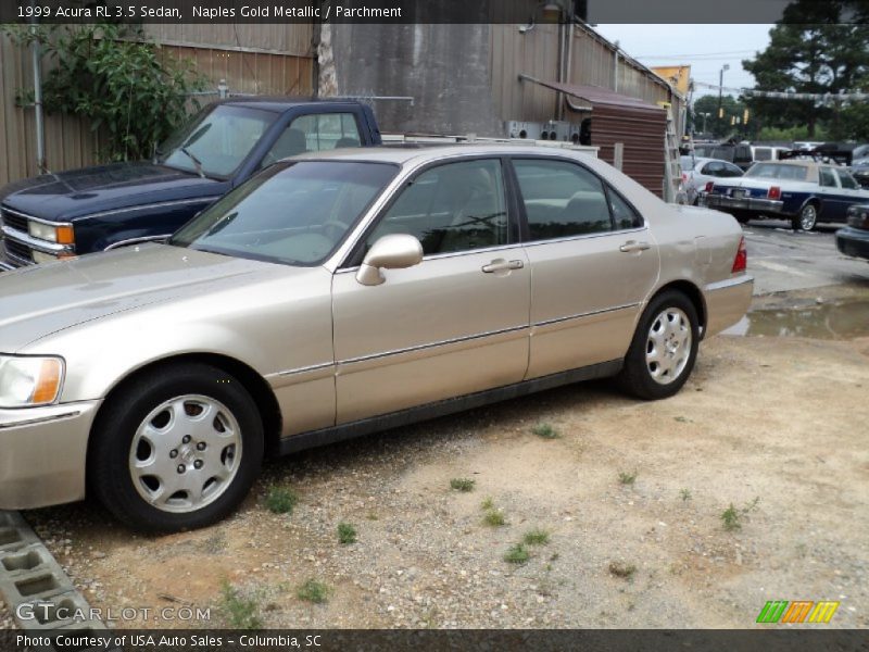 Naples Gold Metallic / Parchment 1999 Acura RL 3.5 Sedan