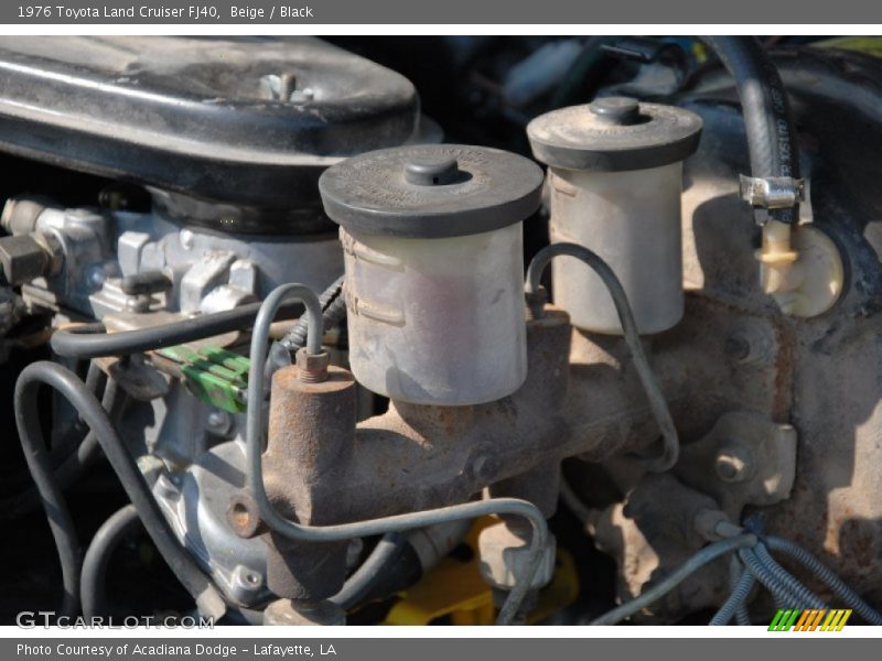 Beige / Black 1976 Toyota Land Cruiser FJ40