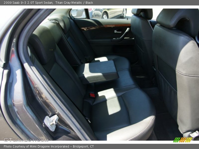 Titan Gray Metallic / Black 2009 Saab 9-3 2.0T Sport Sedan