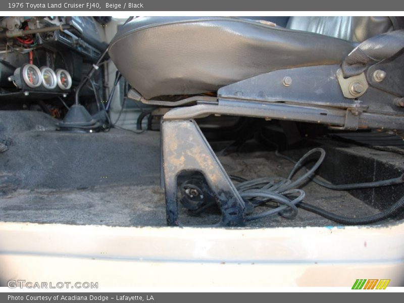Beige / Black 1976 Toyota Land Cruiser FJ40