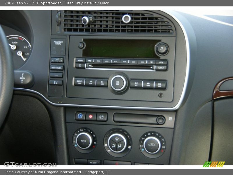 Titan Gray Metallic / Black 2009 Saab 9-3 2.0T Sport Sedan