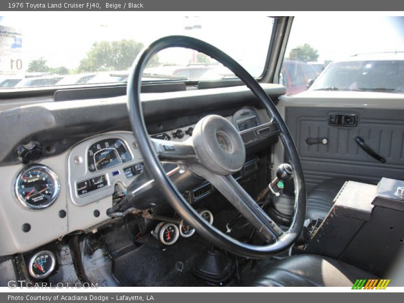  1976 Land Cruiser FJ40 Black Interior