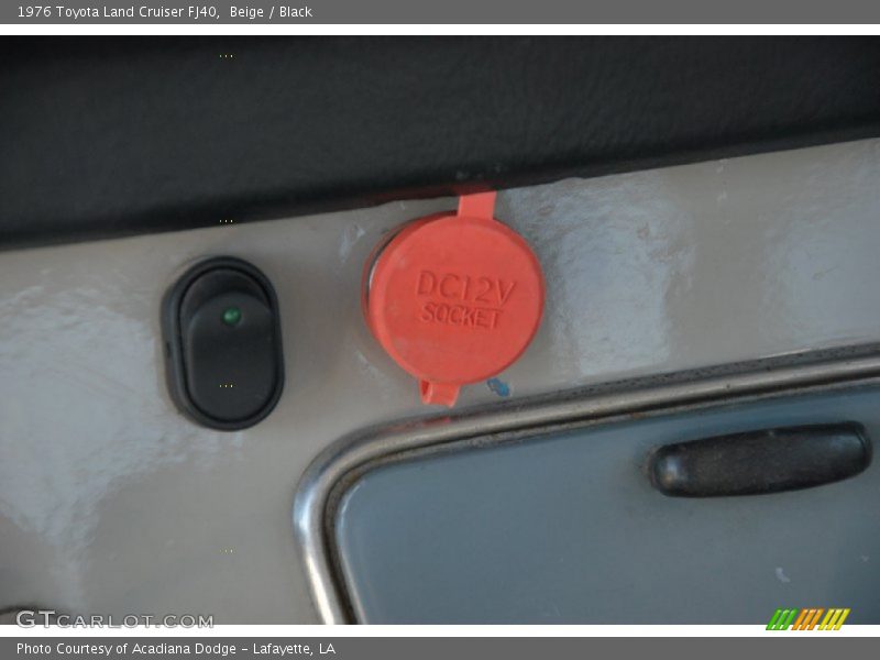 Beige / Black 1976 Toyota Land Cruiser FJ40