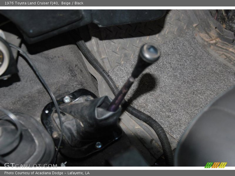 Beige / Black 1976 Toyota Land Cruiser FJ40