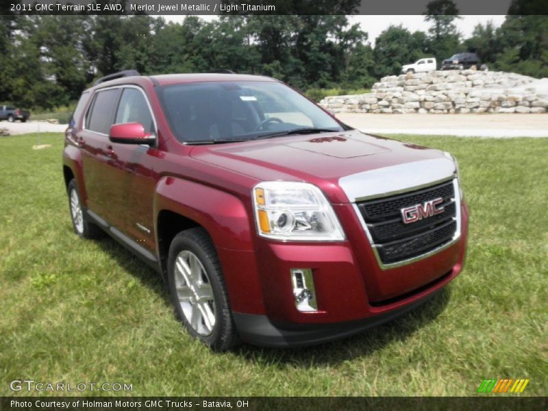 Merlot Jewel Metallic / Light Titanium 2011 GMC Terrain SLE AWD