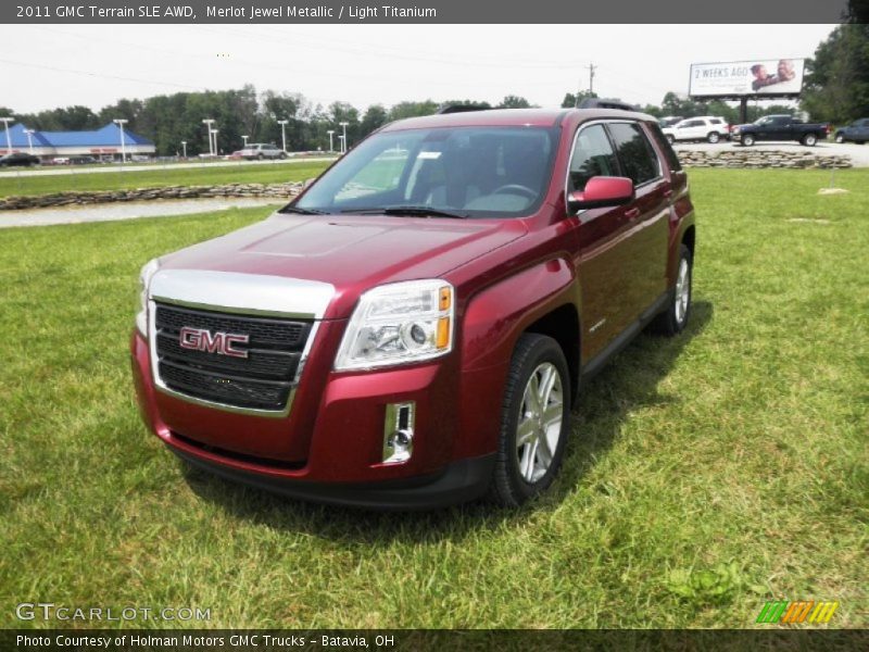 Merlot Jewel Metallic / Light Titanium 2011 GMC Terrain SLE AWD